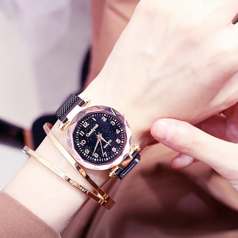 

Best Selling Luxury Women Watches Magnet Buckle Starry Sky Ladies Wrist Watch Quartz Women Clock reloj mujer relogio feminino