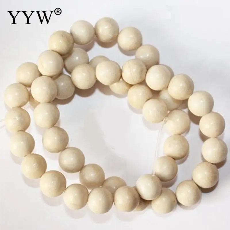 10 mm Loose Beads Bone