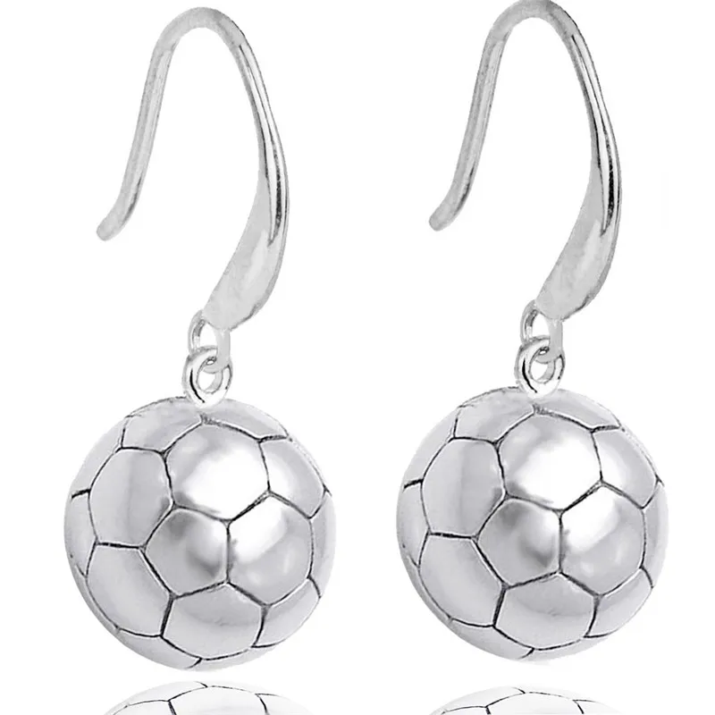 Sport Soccer Ball Earrings Football Team Jewelry Gift For Women Soccer