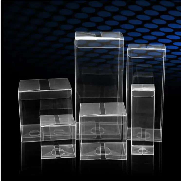 Clear Pvc Box Square Gift Boxes Favor Candy Packing Souvenir Box