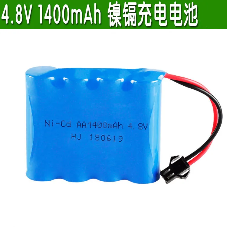 4.8v 1400mah Ni-Cd battery Rechargeable 4 x AA Battery pack 1.2v 1500mah batteries Not Ni-mh for cars RC boat | Игрушки и хобби