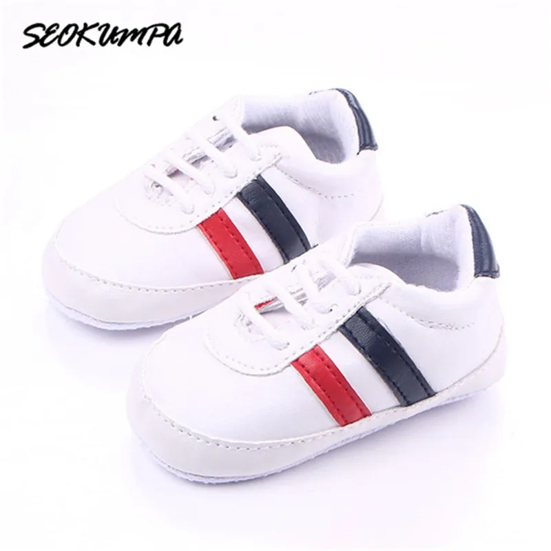 Nuevo lienzo Bebé Deporte Zapatos recién nacido niños niñas en primer lugar los caminantes Infantil Niño de suela suave Prewalker zapatillas de deporte para 0-18 M Nuevo lienzo Bebé Deporte Zapatos recién nacido niños niñas en primer lugar los caminantes Infantil Niño de suela suave Prewalker zapatillas de deporte para 0-18 M