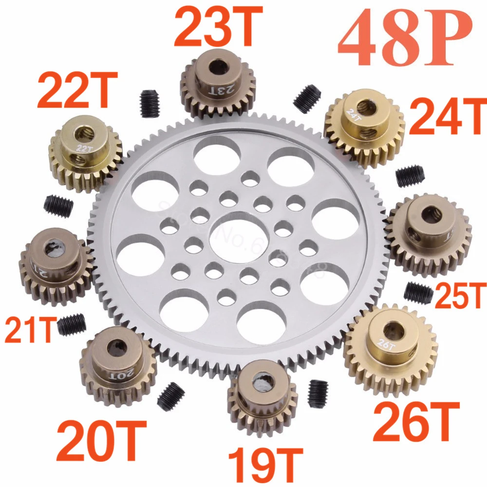 Joyfeel Metal Spur Gear 92T 85T 80T Piñones de motor 19T 20T 21T 22T 2 Joyfeel Metal Spur Gear 92T 85T 80T Piñones de motor 19T 20T 21T 22T 2