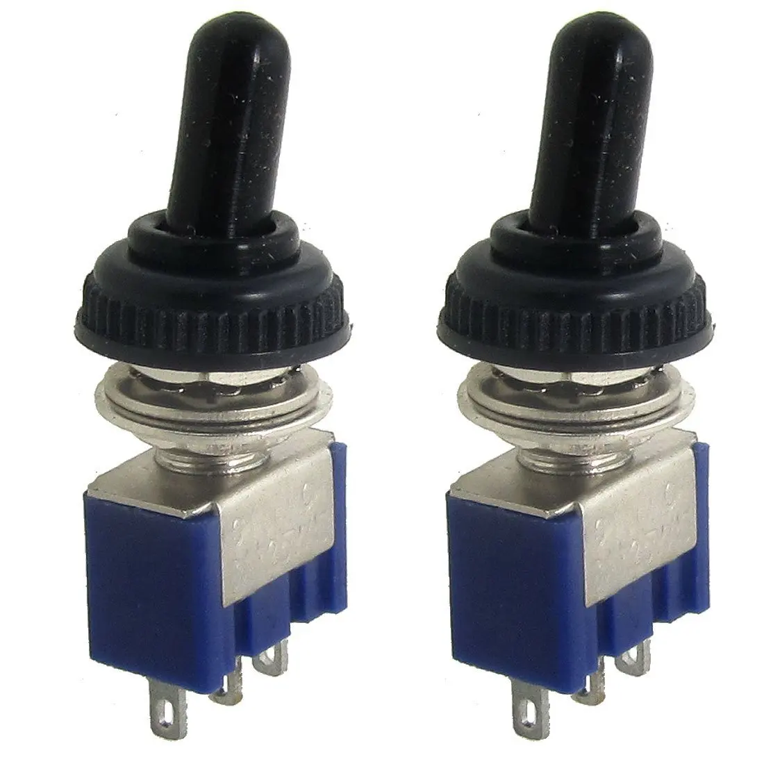 Промо акция! 2 шт AC 125V 6A Вкл/вкл положения SPDT 3 штифта Мини тумблер с