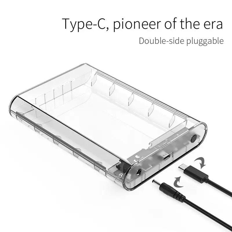  3139C3 35 Zoll Typ-C Zu Sataiii Fall Externe Festplatte Gehäuse Ssd/Sata Hdd Adapter Unterstützung 