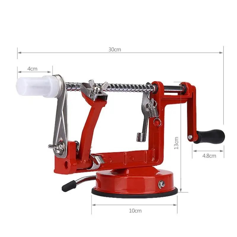 Нержавеющая сталь 3 в 1 Яблоко Овощечистка Резка быстро фрукты нарезки творческий дом Кухня инструмент удалить ядро двуглавый присоска