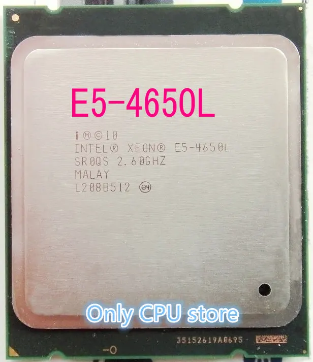 Процессор Intel ЦП Xeon SR0QS 2 6 ГГц 8 ядер 20 м LGA2011 E5 4650L бесплатная доставка | Компьютеры и