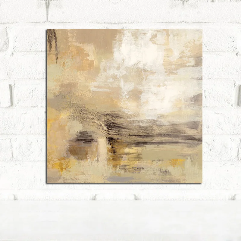 

Abstract Yellow Oil Painting on Canvas Posters and Prints Modern Wall Pictures for living Room Wall Art Pop Art Cuadros Decor