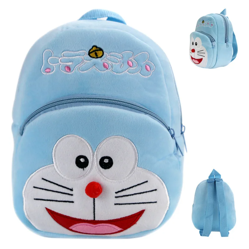 Милый мультяшный Детский плюшевый рюкзак Doraemon игрушки мини Школьный детские