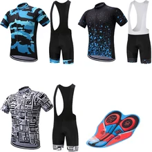 Мужской костюм для велоспорта с коротким рукавом pro 9d гелевая накладка, набор для велоспорта, набор для команды mtb, одежда для велоспорта, одежда, одежда, облегающий костюм