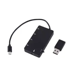 SOONHUA 4 Порты и разъёмы Micro USB Hub USB2.0 к OTG расширение адаптер мужчин и женщин Splitter зарядка через usb адаптер для телефона ПК компьютерного