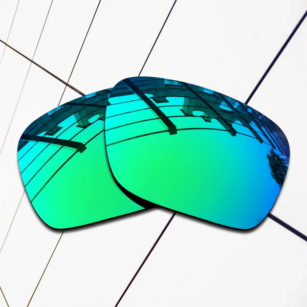 Wholesale E.O.S Polarized Replacement Lenses for Oakley Sliver F Sunglasses- Varieties Colors - Цвет линз: Emerald Green