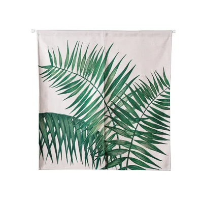 

Green plant leaf nature shading rural door window curtain home decoration bedroom living study room kitchen cafe coffee bar