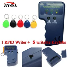 Ручной 125 кГц EM4100 RFID Копир писатель Дубликатор Программист ридер+ 5 шт. EM4305 перезаписываемый ID Брелоки метки карты T5577 5200 Ручной 125 кГц EM4100 RFID Копир писатель Дубликатор Программист ридер+ 5 шт. EM4305 перезаписываемый ID Брелоки метки карты T5577 5200