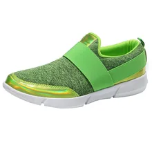 Женские повседневные лоферы; мягкая дышащая Летняя обувь на плоской подошве; женская повседневная обувь без застежки; новые сандалии без каблука