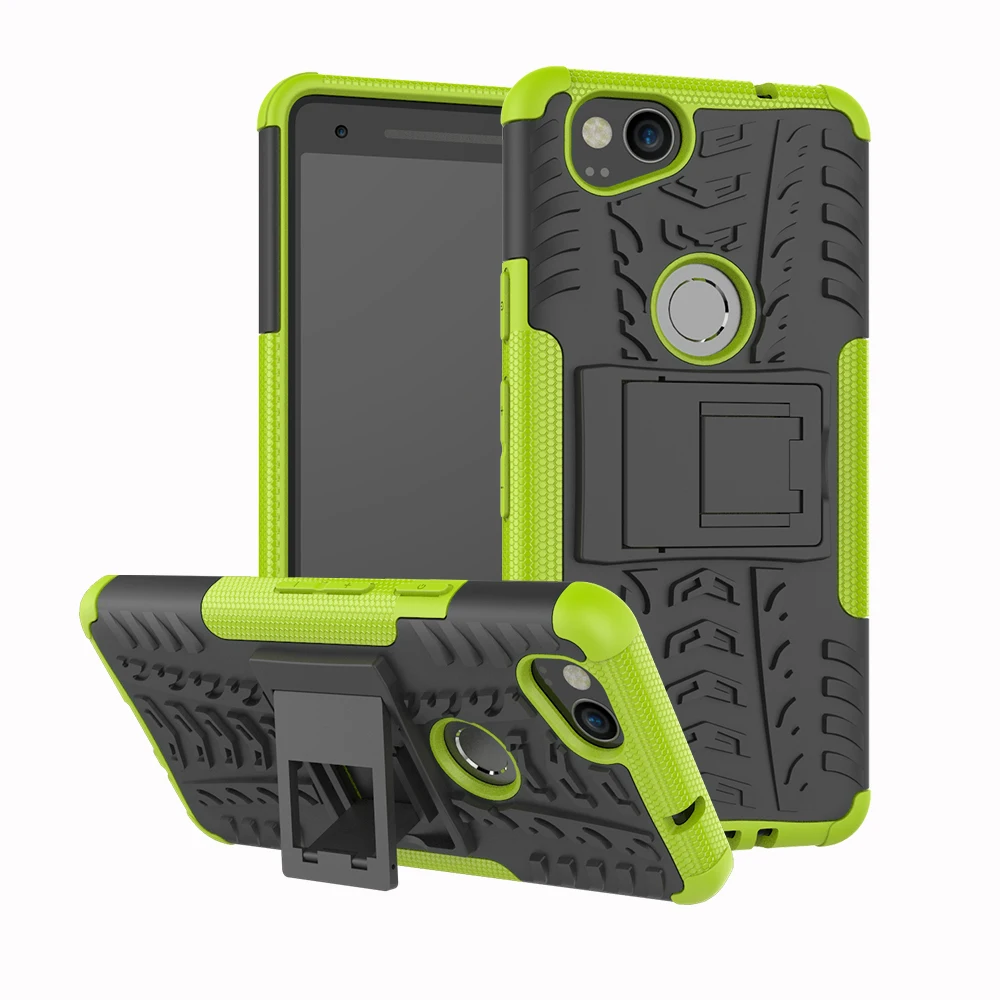 

For Google Pixel 2 / Pixel 2 XL Tough Impact Case Heavy Duty Armor Hybrid Anti-knock TPU Silicon Hard Back Cover