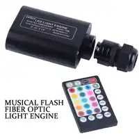 DC12V 12 Watt Musical-Rgb-led-faseroptik-lichtmotor Auto Star Deckenleuchte Musical Springen Auto Heimgebrauch Auto Licht dekoration
