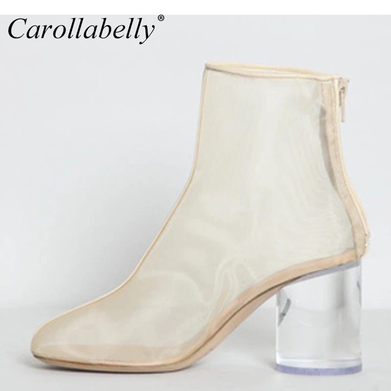 ankle boot transparente