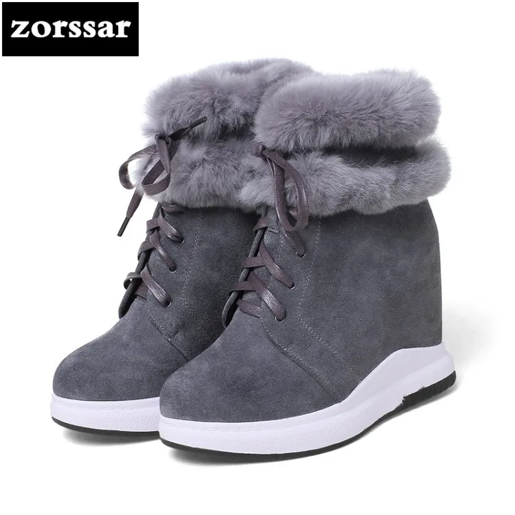 {Zorssar} 2018 New winter Warm Plush snow boots women High heel ankle boots Female platform shoes botas nieve mujer invierno {Zorssar} 2018 New winter Warm Plush snow boots women High heel ankle boots Female platform shoes botas nieve mujer invierno