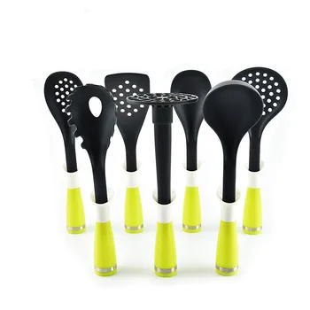 

Nylon Kitchenware Set of 7 Household Kitchen Non-stick Cooking Shovel Spoon Tool Set Wholesale Kitchen Gadgets Cooking Tools