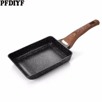 

Thickened Japanese-style Omelette /Egg Pan Non-stick Medical stone Mini Frying Pan sushi egg roll breakfast Pan