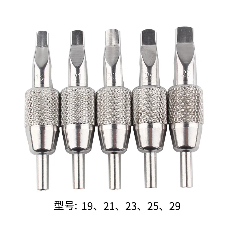 

1pcs tattoo handle 17FT 19FT 21FT stainless steel tattoo row handle stainless steel one handle tattoo machine handle Shipping