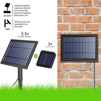 Outdoor Solar Luce Laser Lampada di Paesaggio Per Il Giardino Vacanze di Natale Decorazione Impermeabile Lampade Riflettore Del Proiettore della Stella 2