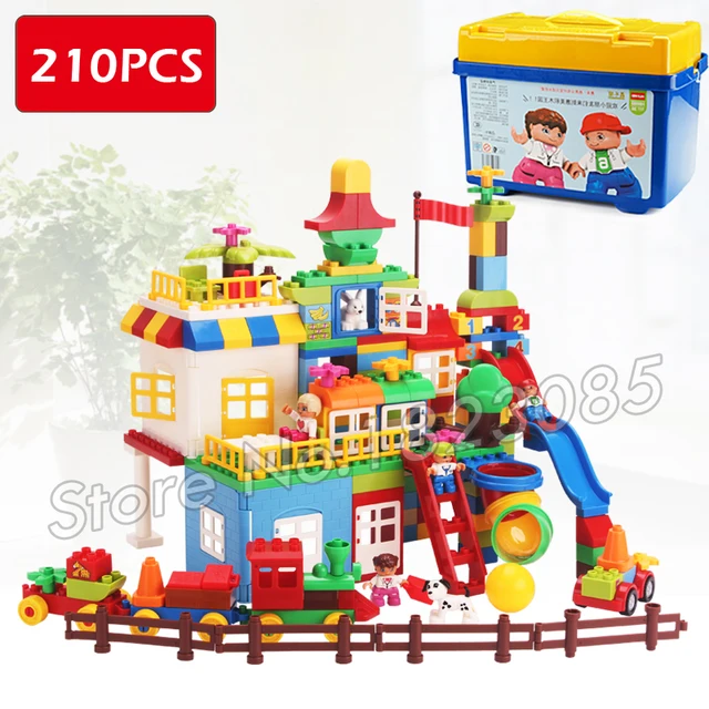 210pcs My First Castle Amusement Park Construction Model Big Size