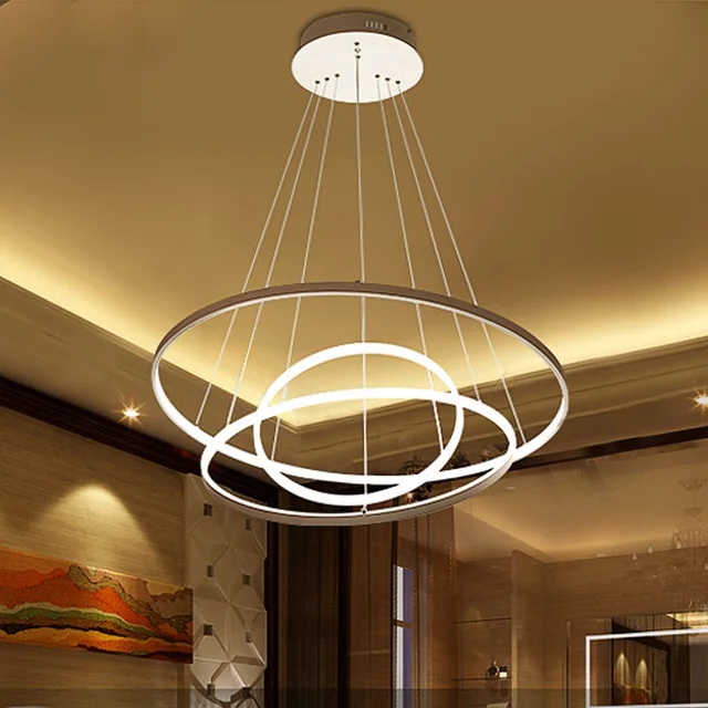home led lighting. home commercial pendant lamp 3 / 2 1 circle of aluminum ring led lighting led