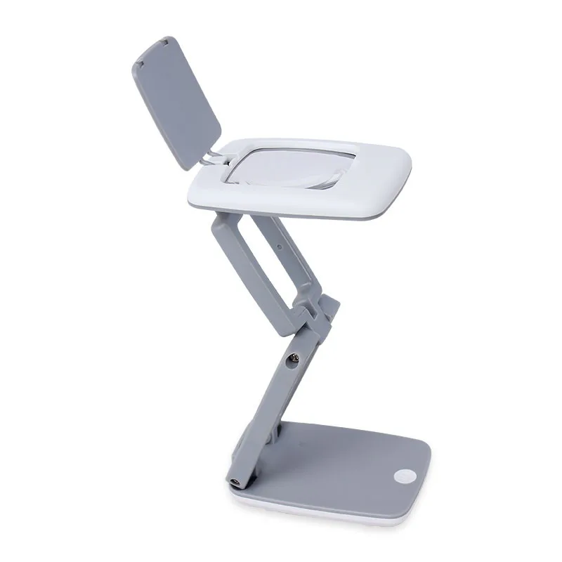 Upgrade 3X Foldable Magnifier LED Illumination Desktop Lamp USB ... Upgrade 3X Foldable Magnifier LED Illumination Desktop Lamp USB ...