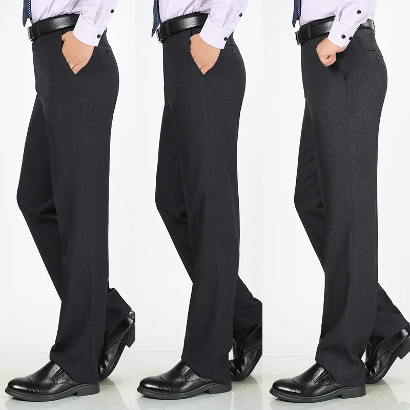 new arrival fashion Men Trousers Autumn Winter Thick Casual Straight ...