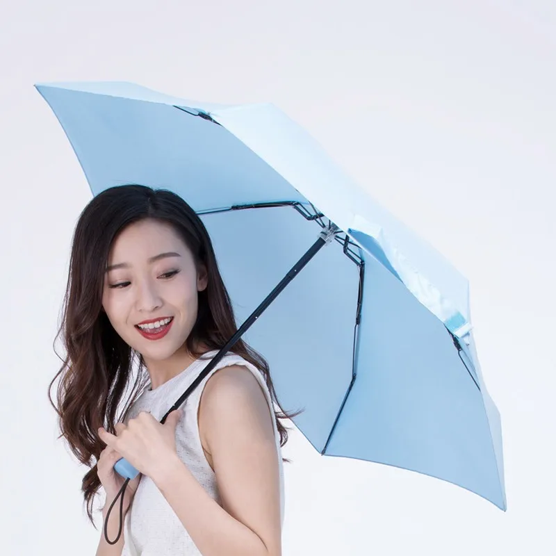 Xiaomi зонтик складной супер короткие Зонты переносной Сверхлегкий Защита от солнца дождливые ветрозащитные зонты для женщин