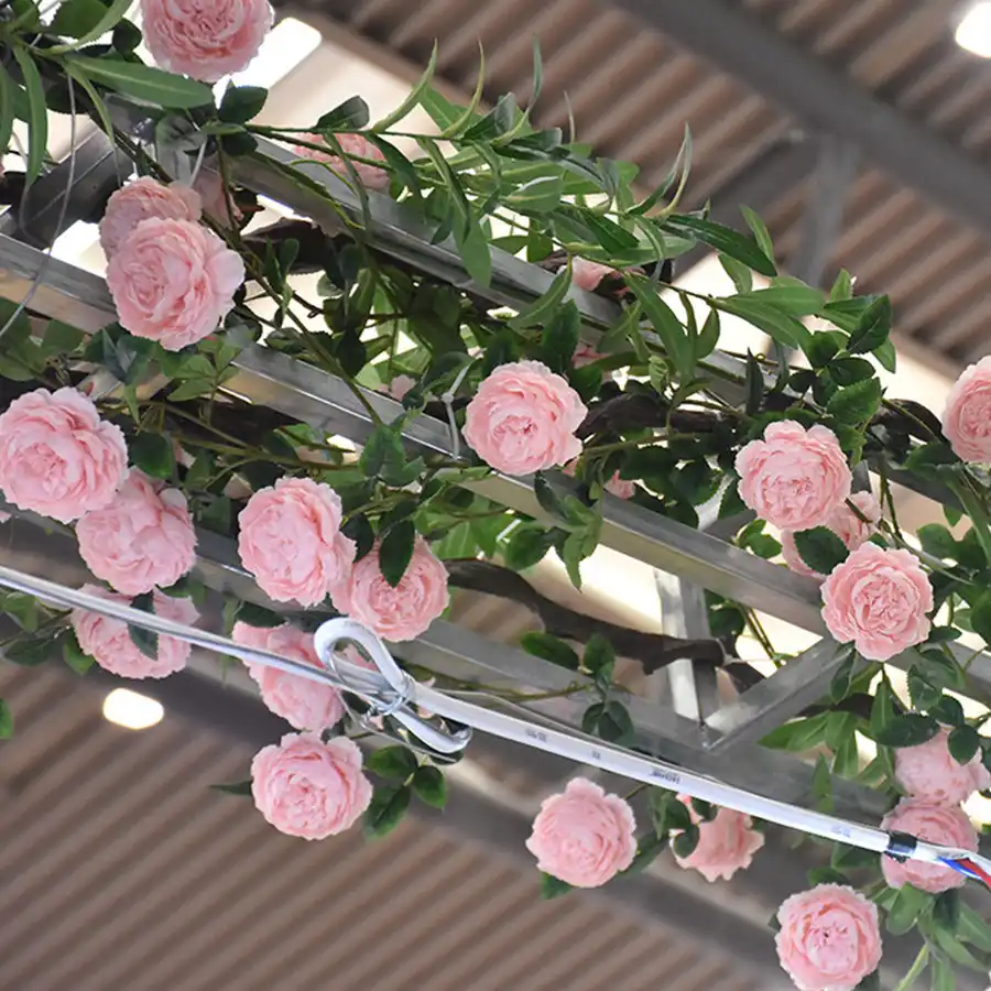 Artificial Rose Peony Silk Flowers DIY Long Branch 3 Heads Peonies Fake Flowers