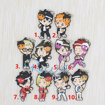

1pcs Anime Keychain Haikyuu! Karasuno High School Volleyball Club Kageyama tobio Pendant Keychain kulcstartoPortachiavi Keyring