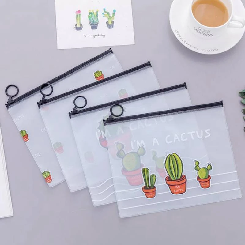 لطيف الصبار شفافة السفر التجميل حقيبة المرأة حافظة للمكياج تجميل ضد الماء الجمال غسل المنظم أدوات الزينة تخزين عدة مربع