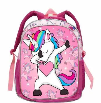 

New Unicorn Panda Printing Backpacks For Adolescent Girls School Laptop Mochila Knapsack Leisure Daily Rucksack Knaspac