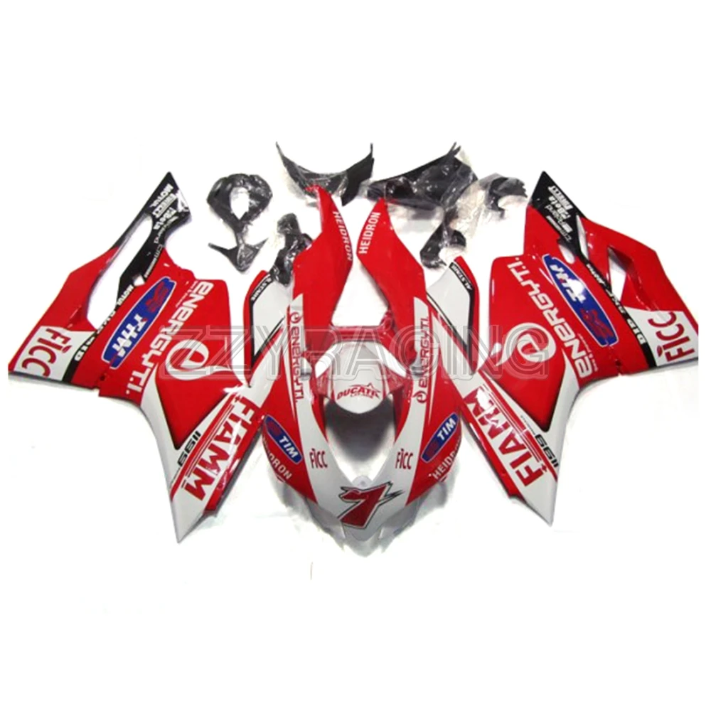 

Injection Fairings Kits for Ducati 899 1199 2012 2013 Year Complete ABS Plastic 12 13 Motorcycle Covers Panels Kit Red Cowlings