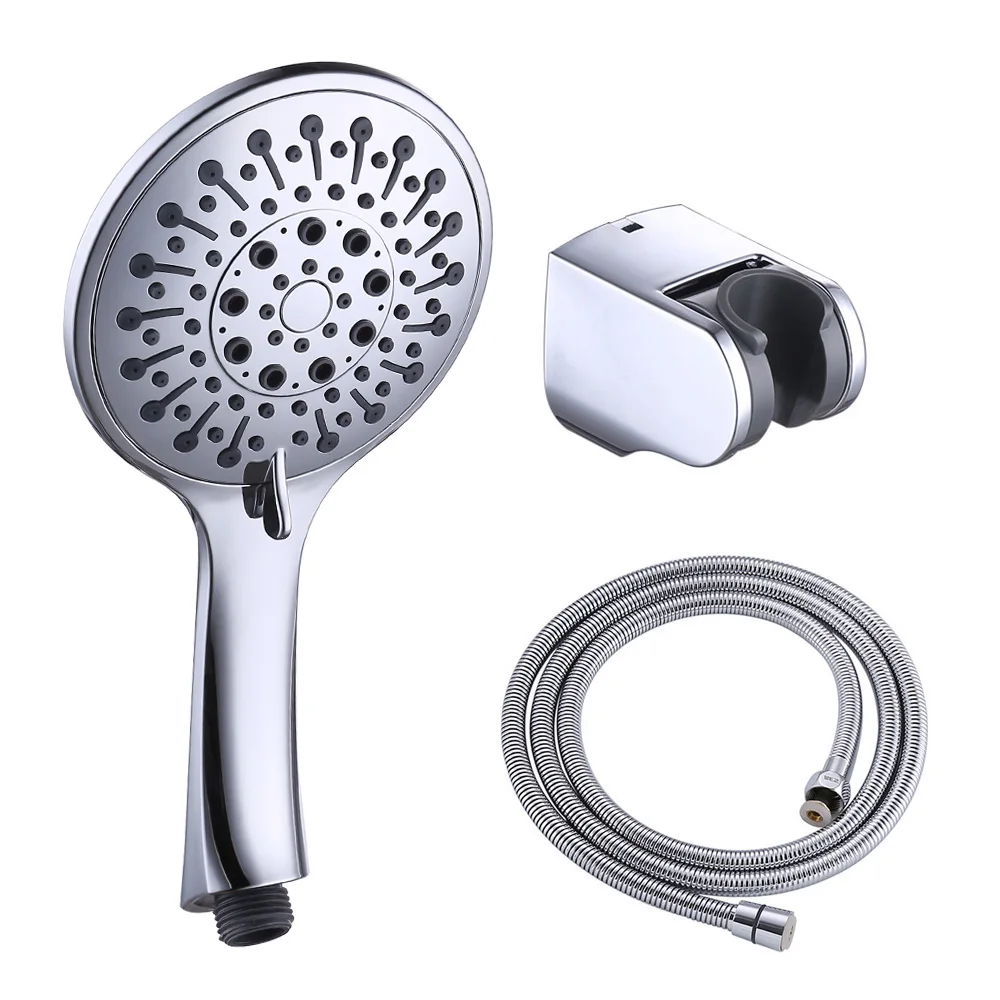KES 5 Function Bathroom Handheld Shower Head with Extra Long Hose and