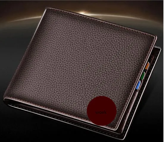 

2019 WOXK fashion women/men genuine leather zippy wallet with good qaulity free shipping