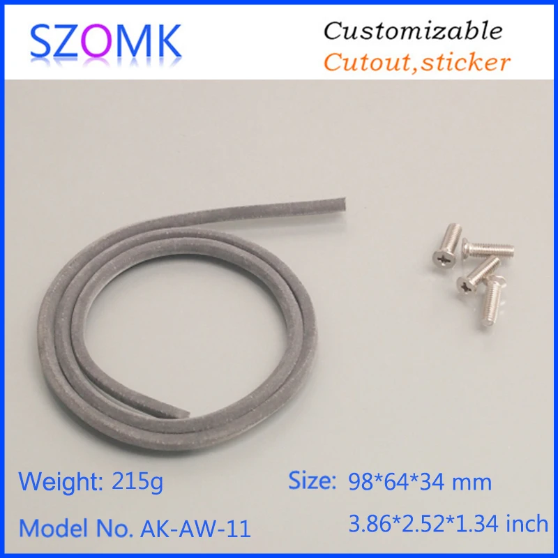 szomk IP66 die cast aluminum waterproof enclosure for electronics aluminum case waterproof equipment junction box  (9)