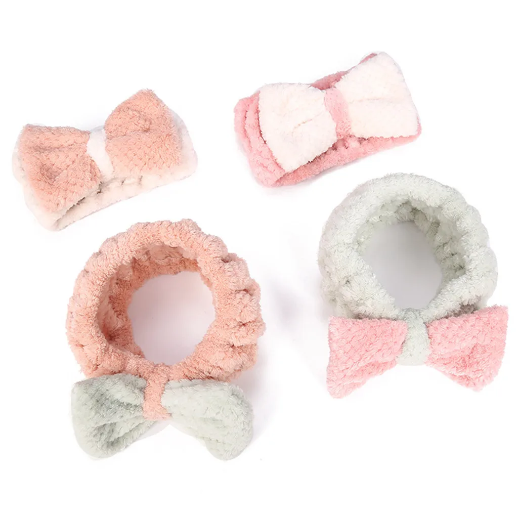 

2019 New Feitong new Women headband cute Ladies Elastic Hairband Band Bow-Knot Cute Head Lovely Hair Band haar accessoires