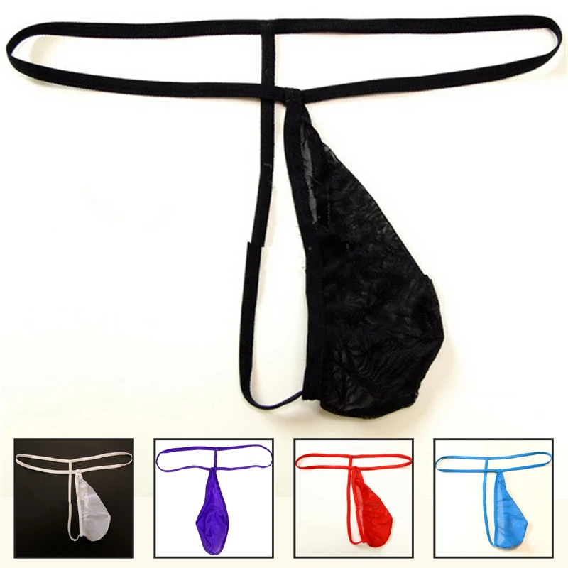 

2019 hot Thin Belt G String Men Thong Sexy Bikini String Homme Gay Underwear Man Jockstrap Thongs Tanga Hombre M/L/XL