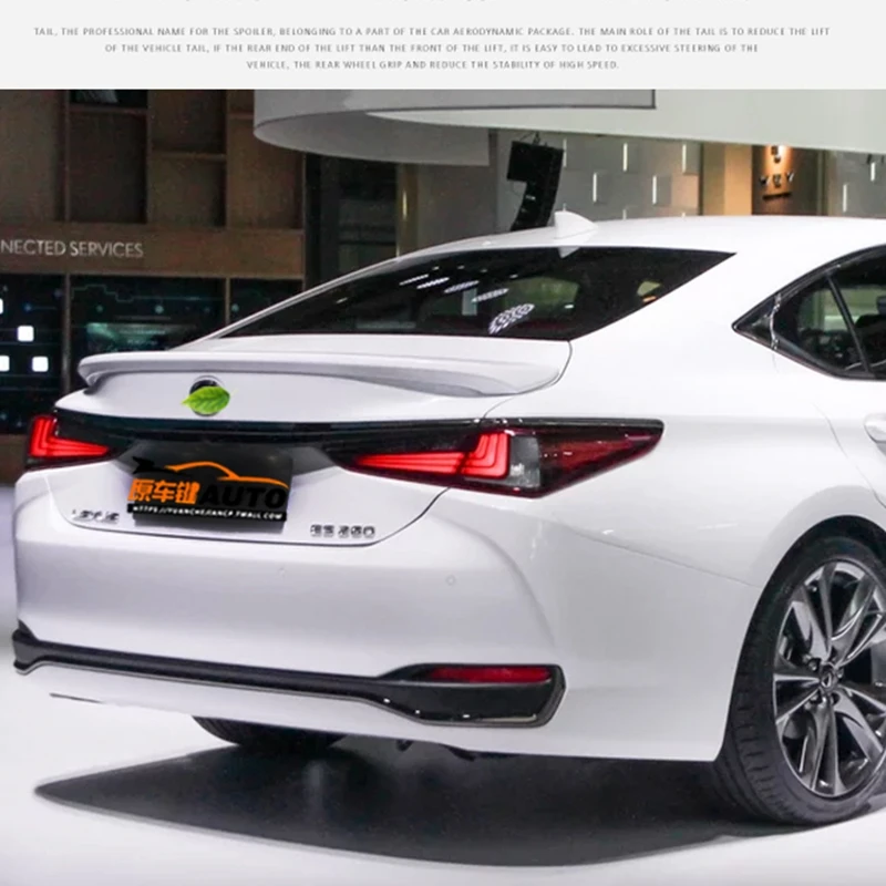Для LEXUS ES260 ES300 ES200 Спойлер ABS пластиковый Неокрашенный Цвет задний спойлер на крыше крыло багажника губ загрузки покрытие автомобиля для