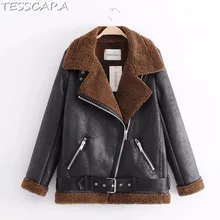 TESSCARA, женская осенняя и зимняя Базовая куртка, пальто, женская кожаная замшевая ветровка, верхняя одежда и пальто размера плюс XS-2XL
