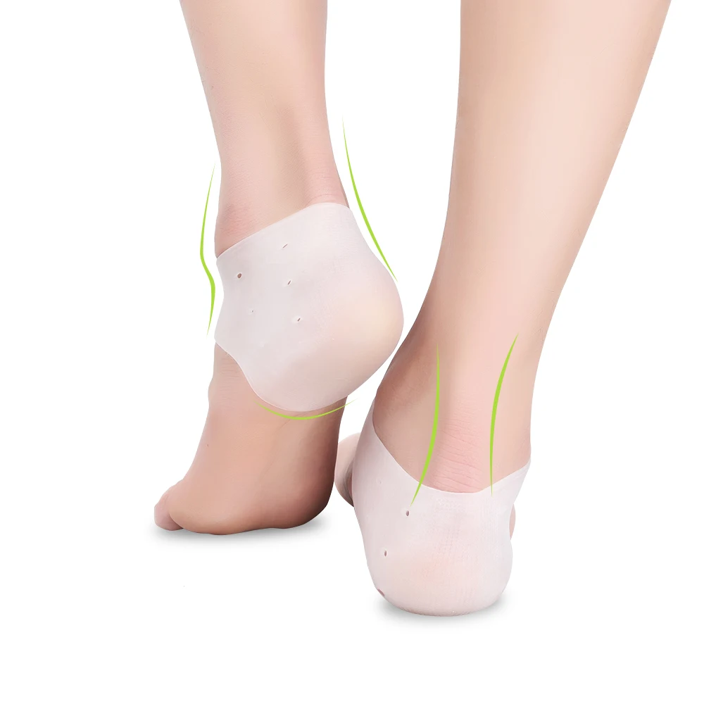 1 пара оригинальный каблук защитный гель набор ног Здоровье и гигиена протекторы снять боль в пятке от подошвенный Fasciitis Spur трещины