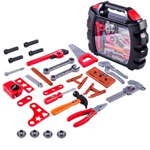 23/25/27/31 шт. моделирование электронные монтажные инструменты инструмент для ремонта игрушка ролевые игры Набор Портативный инструментальный ящик, Обучающие игрушки "Сделай своими руками"