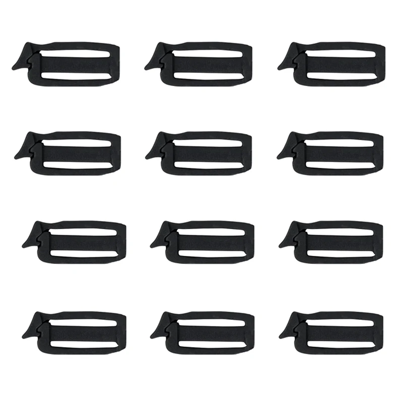 Black 1 ''лямки сумка link пряжкой webdom комплект Открытый тактический Поход Рюкзак прикрепить путешествия ремешок веб военный Соединительный фиксатор лагерь Молл - Цвет: Black