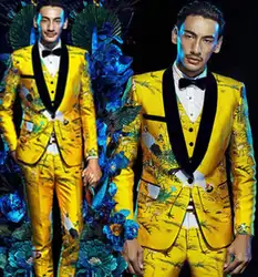 Лидер продаж певица Англия танец сценическая одежда для мужчин костюм комплект с брюки девочек 2019 для мужчин S свадебные костюмы