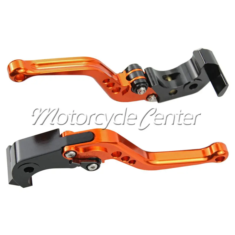 Motorcycle Accessories CNC Short Brake Clutch Levers For KTM 390 200 125 Duke RC125 RC200 RC390 2013-2015 Orange Lever