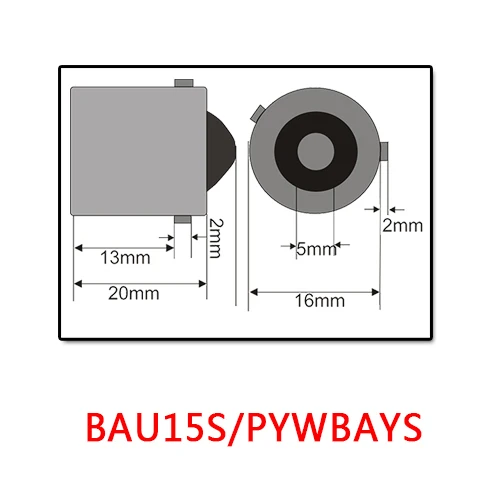 AOTOINK 1156 BAU15S T20 7440 двухцветное Переключение светодиодный DRL указатель поворота дневной ходовой светильник Canbus безошибочный белый Янтарный - Цвет: BAU15S 1156